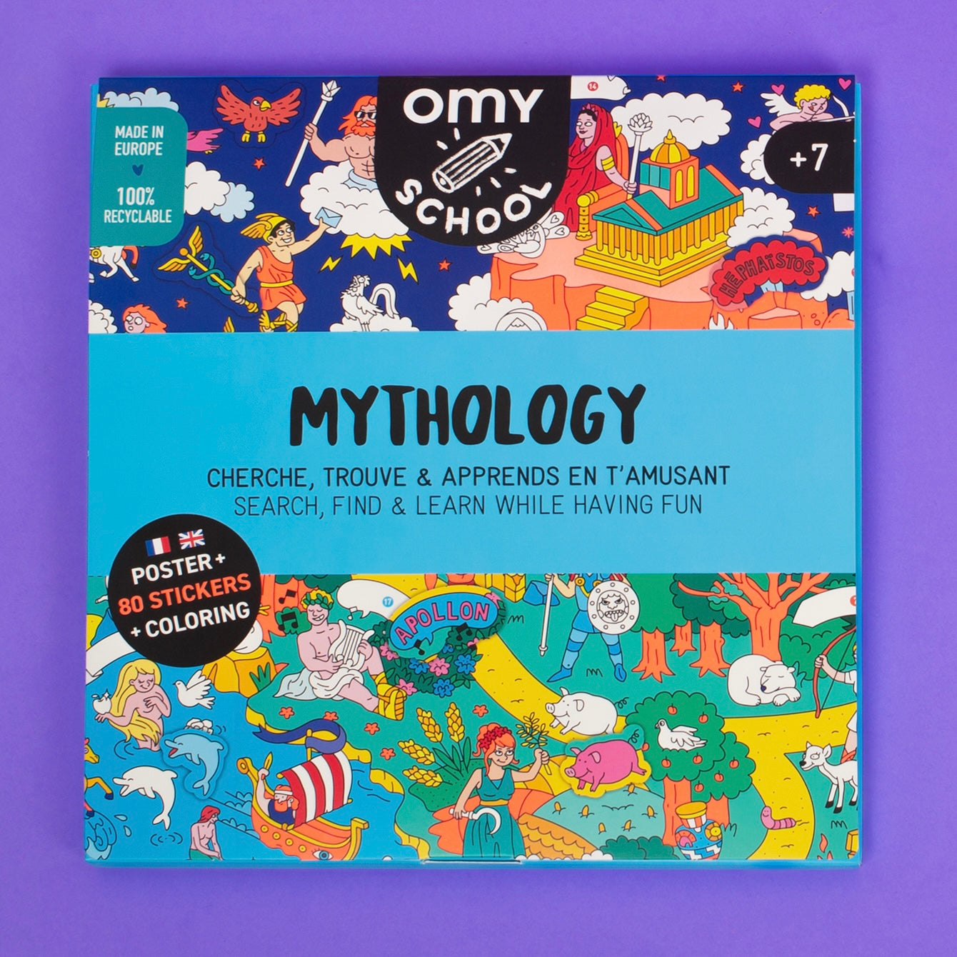 Poster & stickers mythology (7+ jaar)