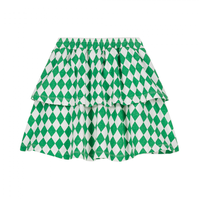 Jupe Lila kids green diamonds