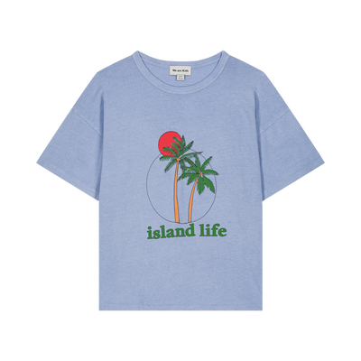 Tee dylan island life kids blue sky