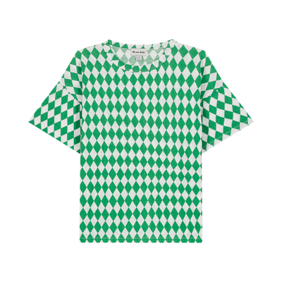 Tee Dylan kids green diamonds