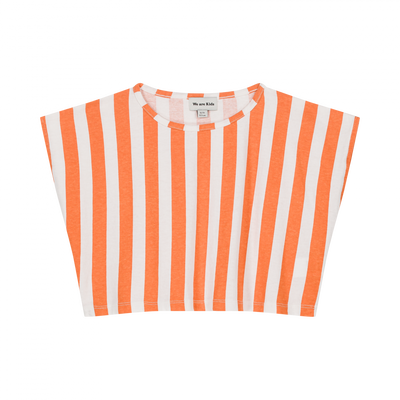 Crop top Jodie kids orange stripes