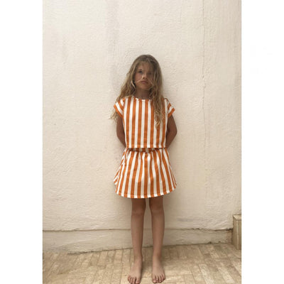 Jupe Oda kids orange stripes