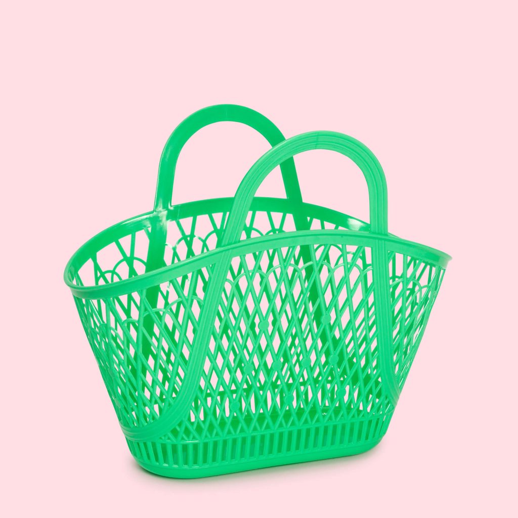 Betty basket bright green