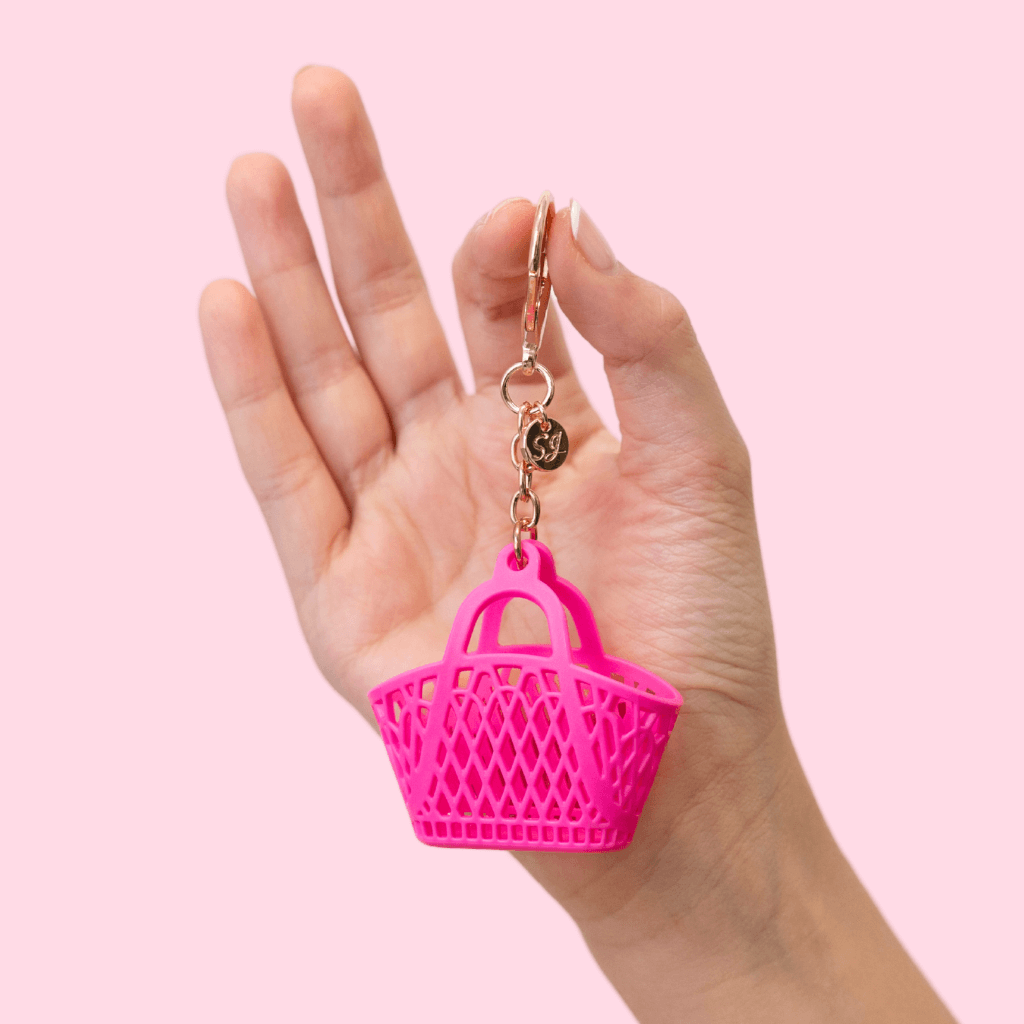 Itty bitty bag charm betty berry pink