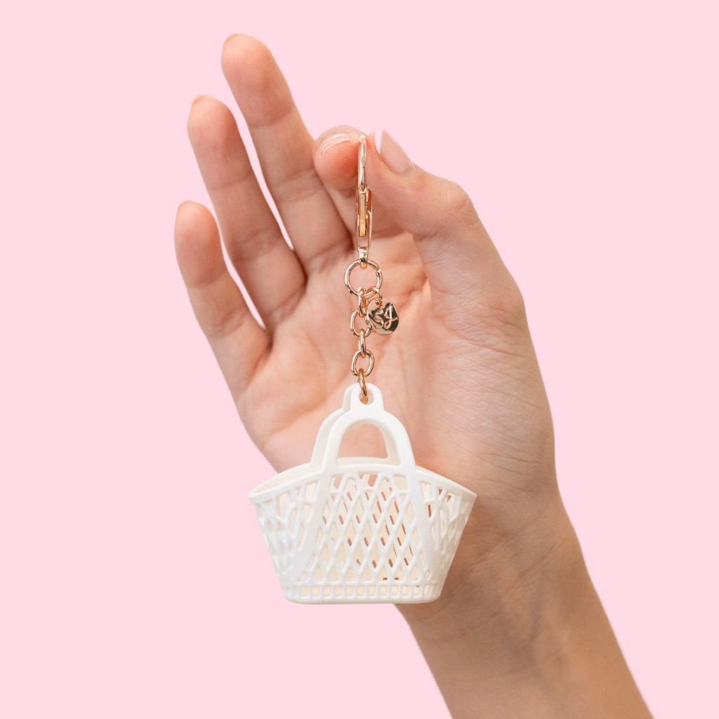 Itty bitty bag charm betty cream