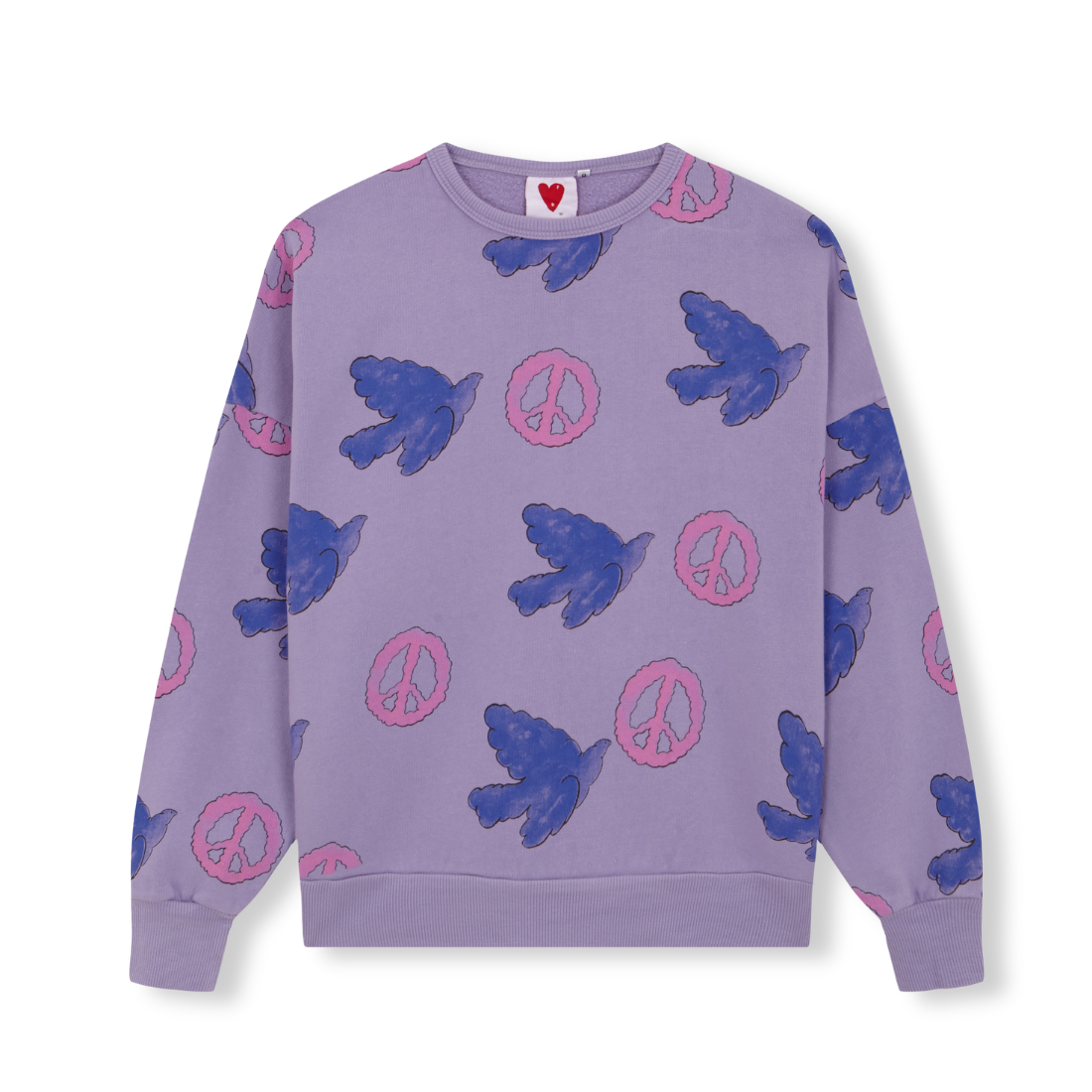 Fresh Dinosaurs - Sweater paloma peace allover / 2-4y