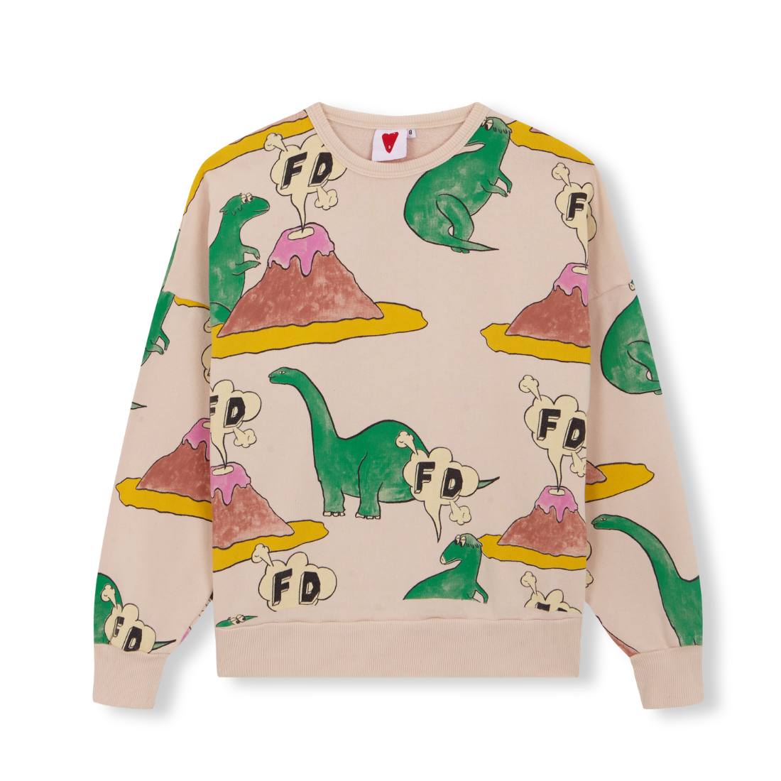 Fresh Dinosaurs - Sweater vulcano