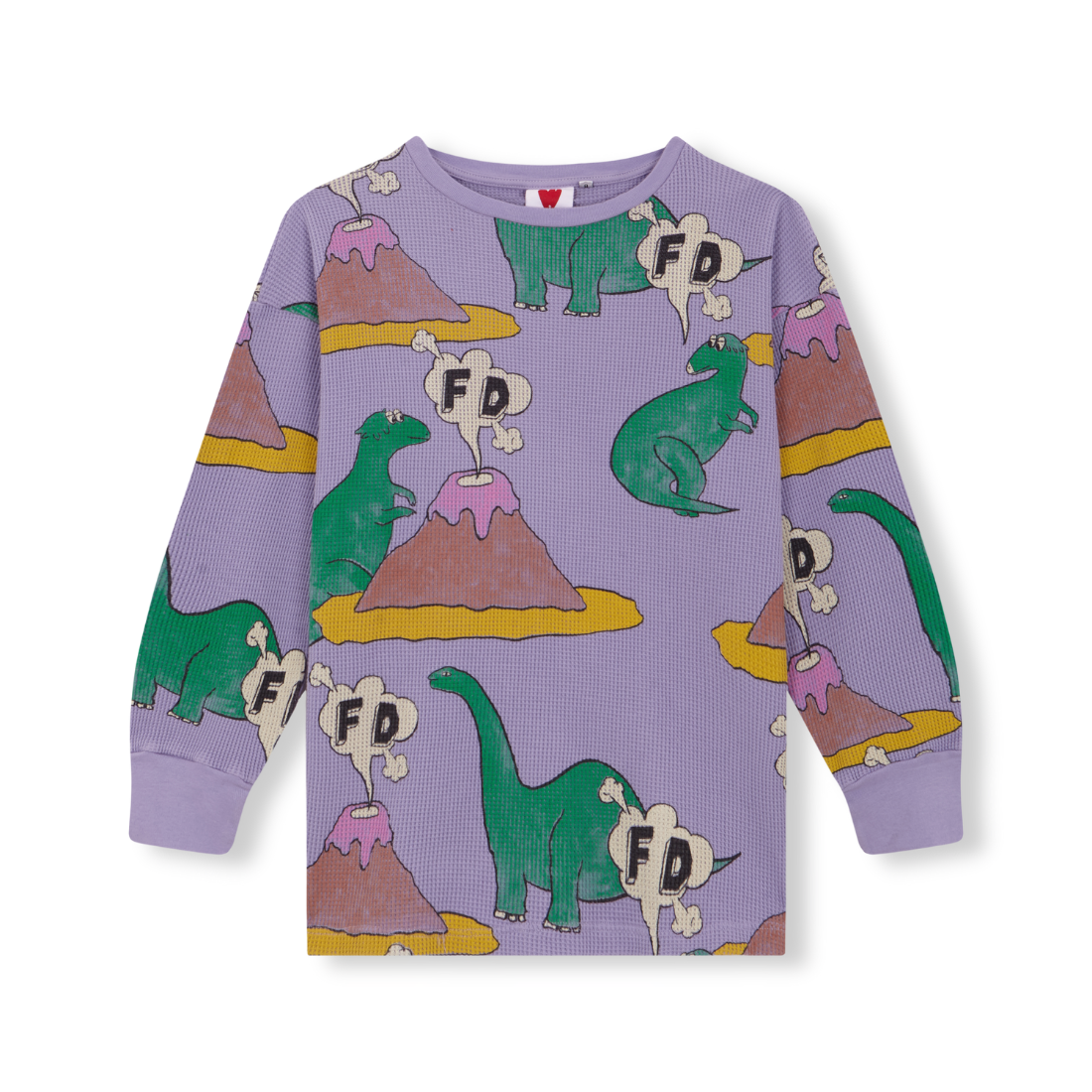 Fresh Dinosaurs - Longsleeve t-shirt vulcano / 10-12y