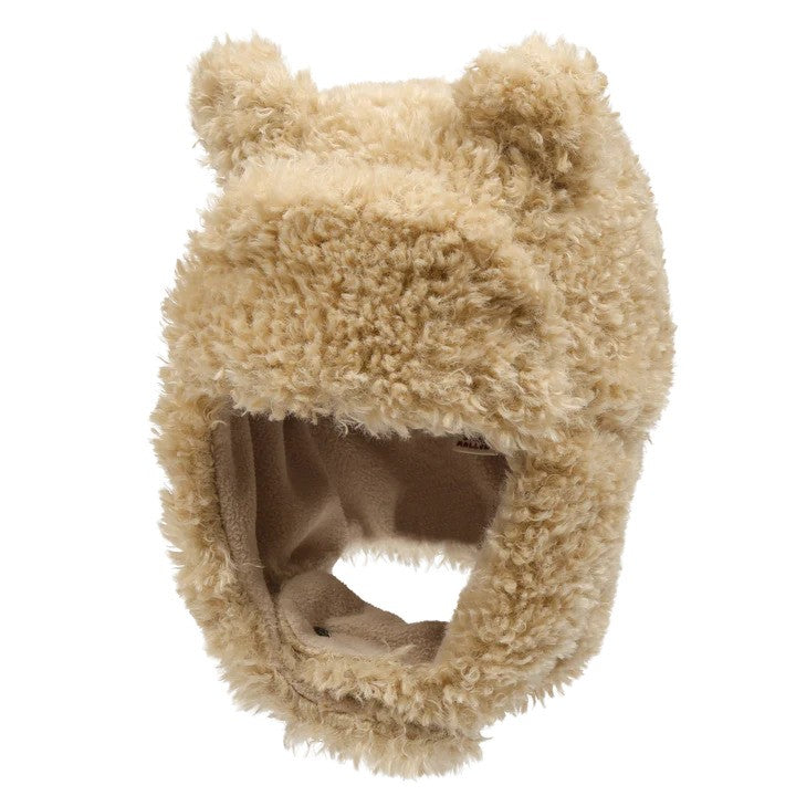 Jelly Mallow - Teddy Bear Ear Warmer Hat Beige (ONE SIZE)