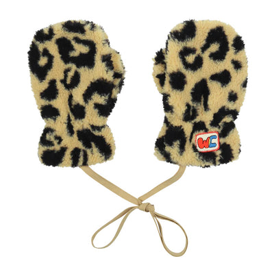 Jelly Mallow - JM Patch Mittens Leopard (ONE SIZE)