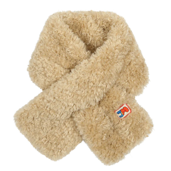 Jelly Mallow - JM Patch Scarf Beige (ONE SIZE)