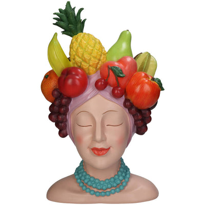 Vase Lady Fruits