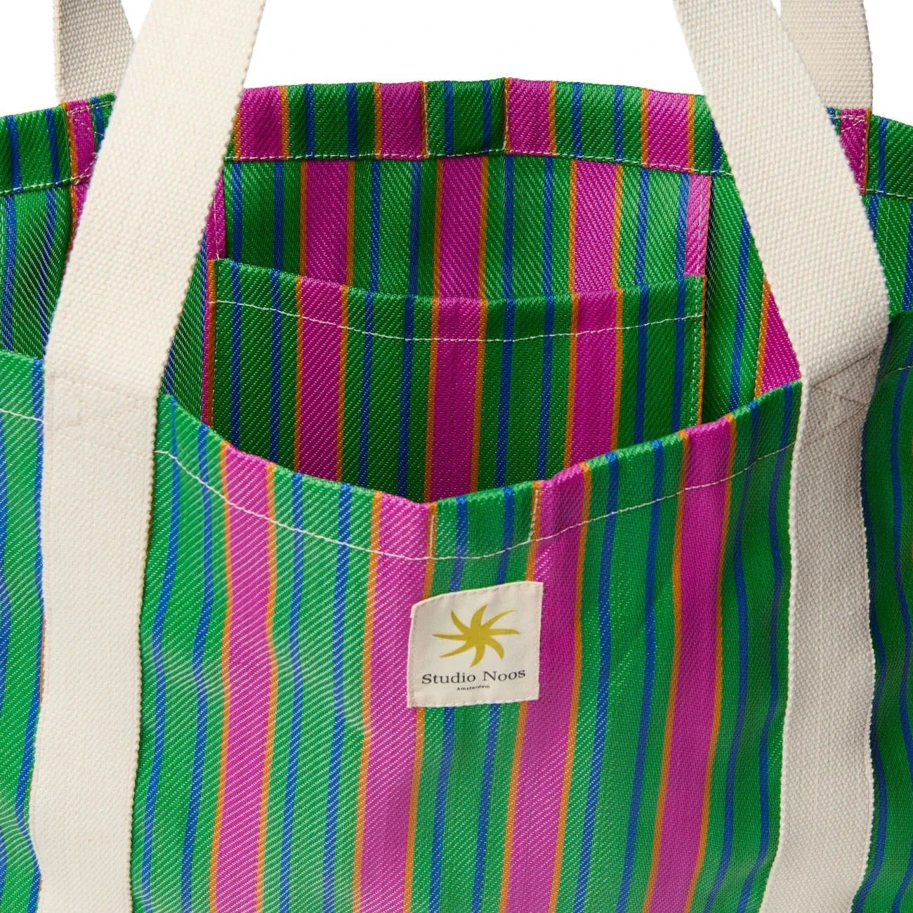 Spring green beach mombag