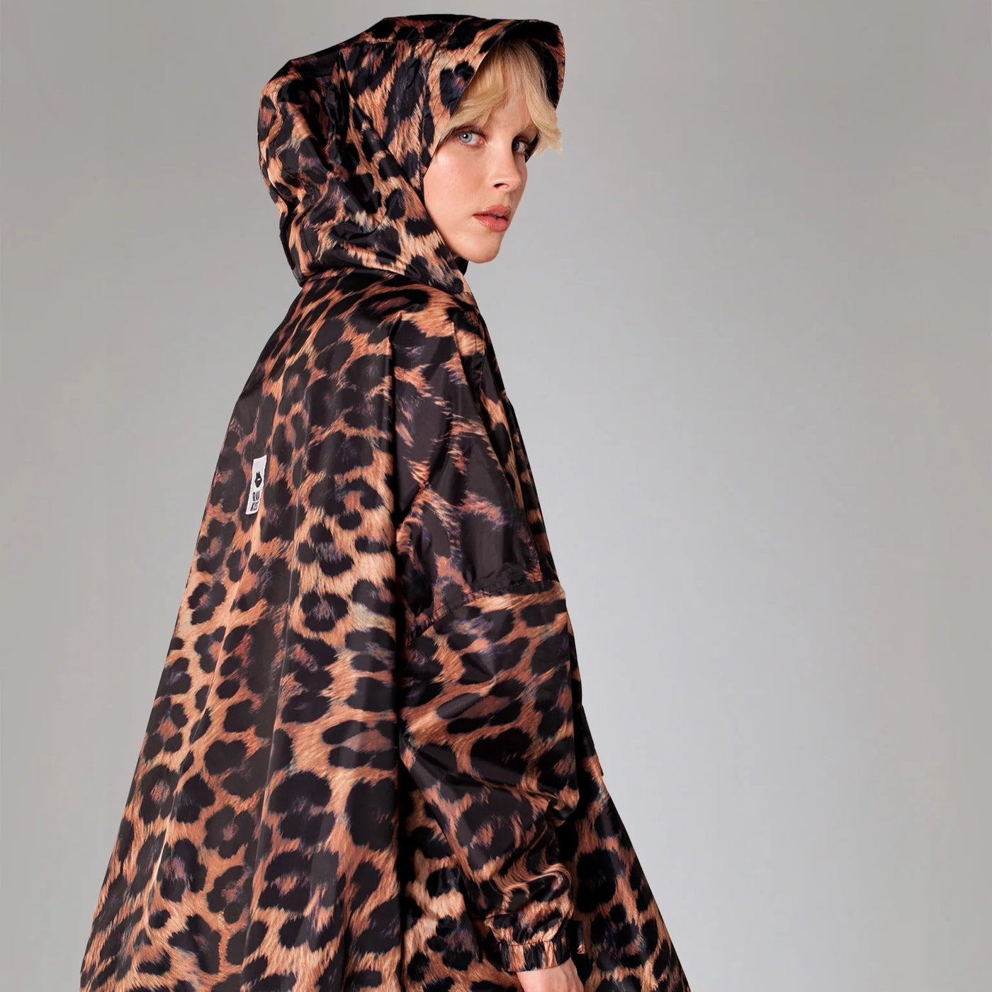 Anorak volwassen dark leopard - 1 maat