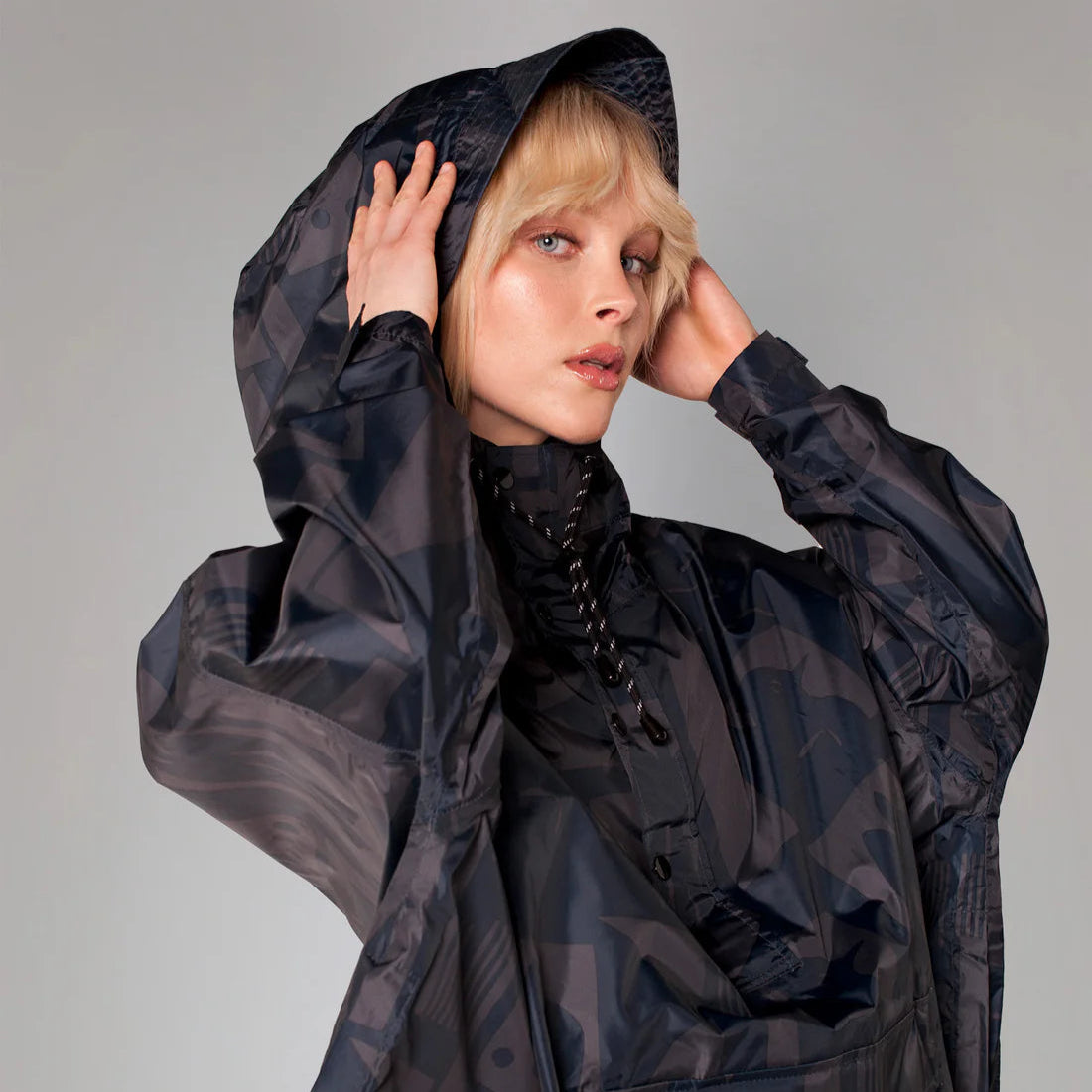 Anorak jacket adult back to black - one size