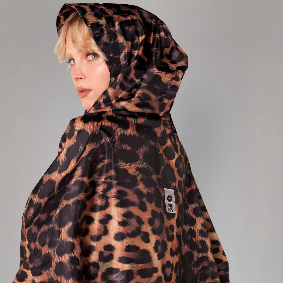 Anorak jacket adult dark leopard - one size