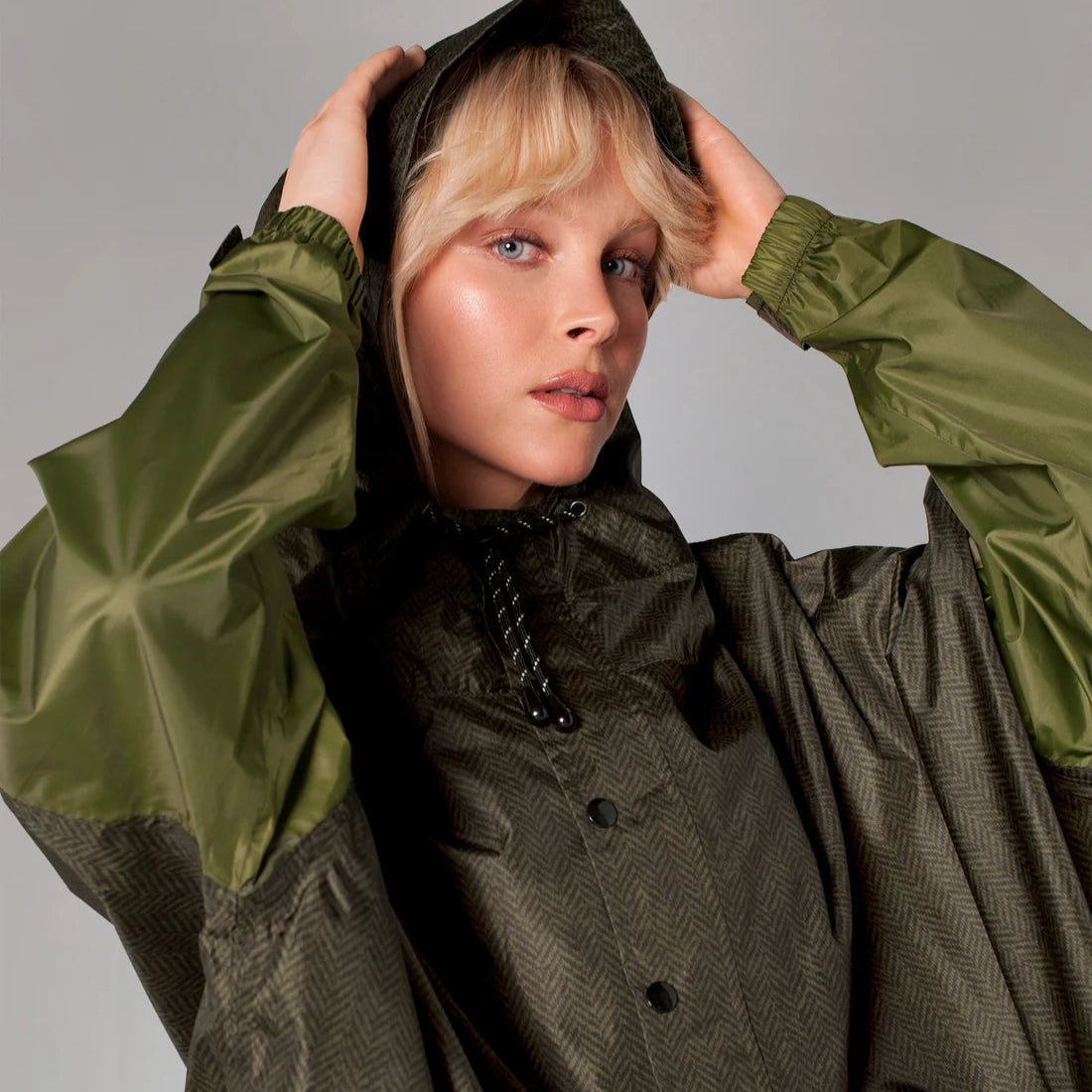 Anorak jacket adult herringbone - one size